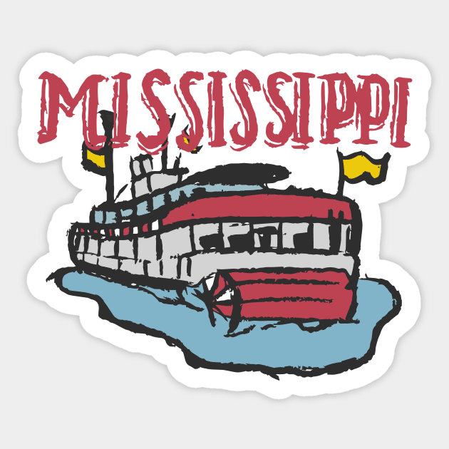 MISSISSIPPI Sticker by Very Simple Graph